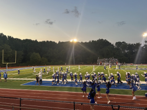 DJ Bink returns a punt for a touchdown against Wildwood